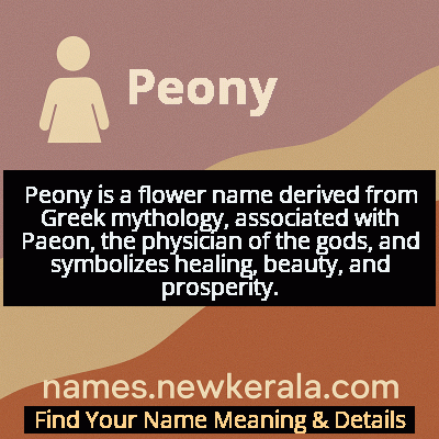 Peony Name Meaning and Origin