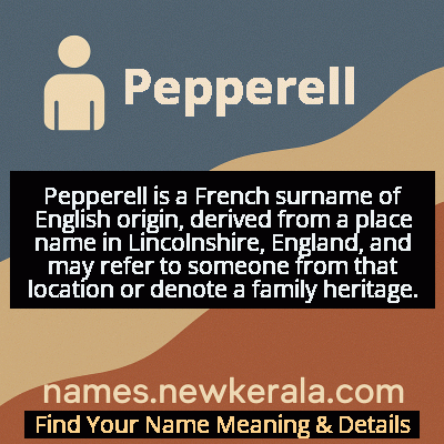 Pepperell Name Meaning and Origin