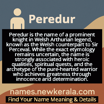 Peredur Name Meaning and Origin