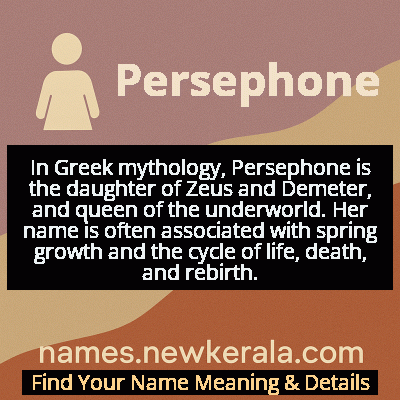 Persephone Name Meaning and Origin