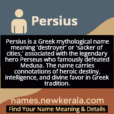 Persius Name Meaning and Origin