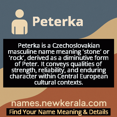 Peterka Name Meaning and Origin