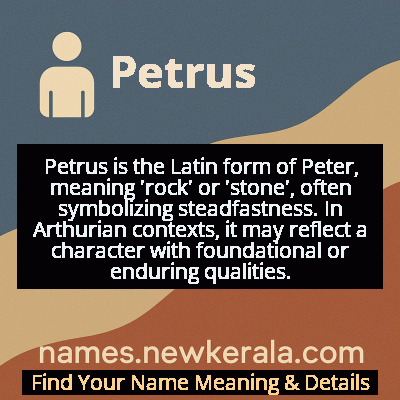 Petrus Name Meaning and Origin