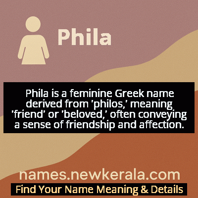 Phila Name Meaning and Origin