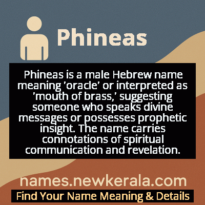 Phineas Name Meaning and Origin