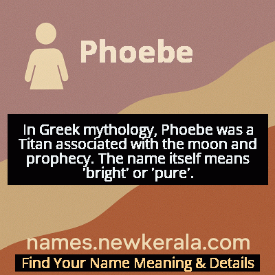 Phoebe Name Meaning and Origin