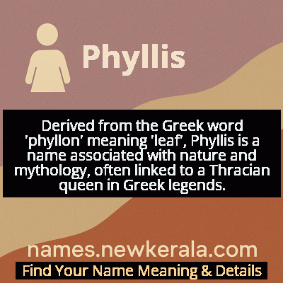 Phyllis Name Meaning and Origin