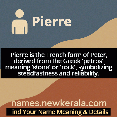 Pierre Name Meaning and Origin