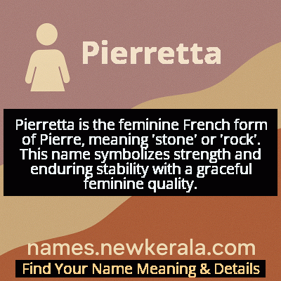 Pierretta Name Meaning and Origin