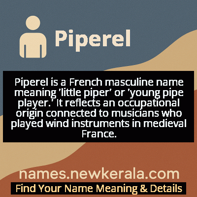Piperel Name Meaning and Origin
