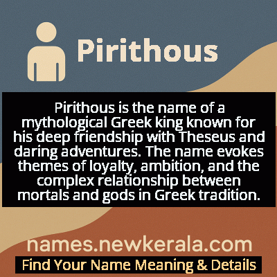 Pirithous Name Meaning and Origin