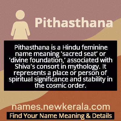 Pithasthana Name Meaning and Origin
