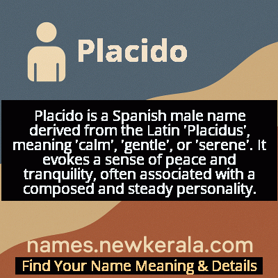 Placido Name Meaning and Origin