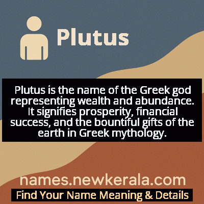 Plutus Name Meaning and Origin