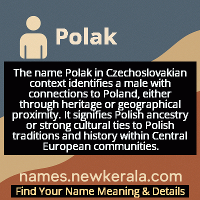 Polak Name Meaning and Origin
