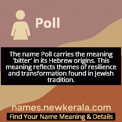 Poll Name Meaning and Origin