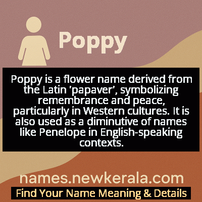 Poppy Name Meaning and Origin