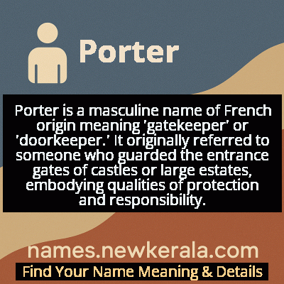 Porter Name Meaning and Origin