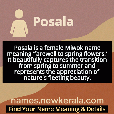 Posala Name Meaning and Origin