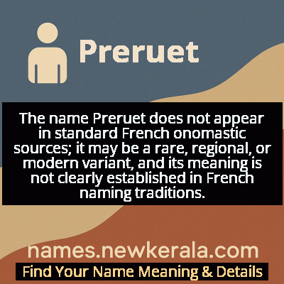 Preruet Name Meaning and Origin