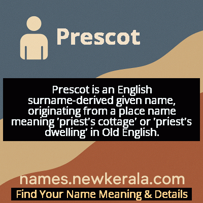 Prescot Name Meaning and Origin