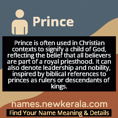 Prince Name Meaning and Origin