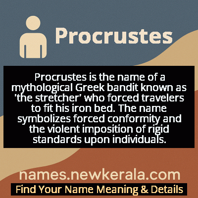 Procrustes Name Meaning and Origin