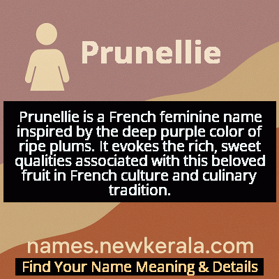 Prunellie Name Meaning and Origin