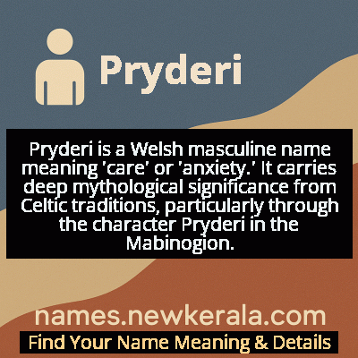 Pryderi Name Meaning and Origin