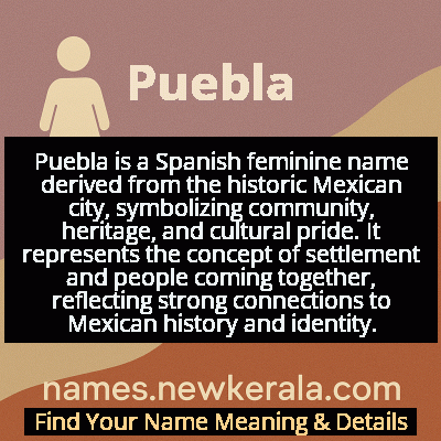 Puebla Name Meaning and Origin