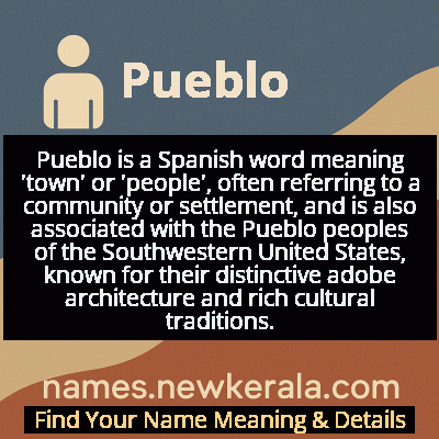 Pueblo Name Meaning and Origin