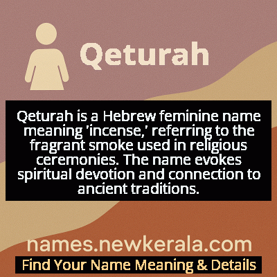 Qeturah Name Meaning and Origin