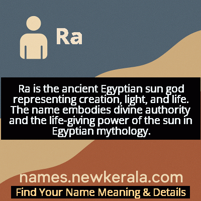 Ra Name Meaning and Origin