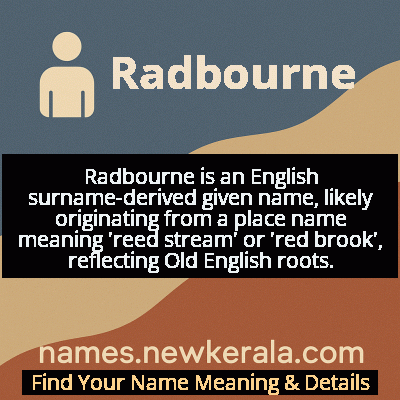 Radbourne Name Meaning and Origin