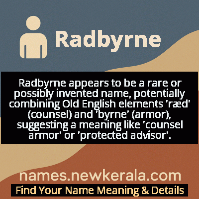 Radbyrne Name Meaning and Origin