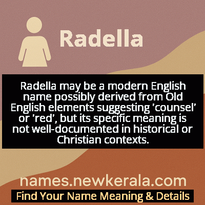 Radella Name Meaning and Origin