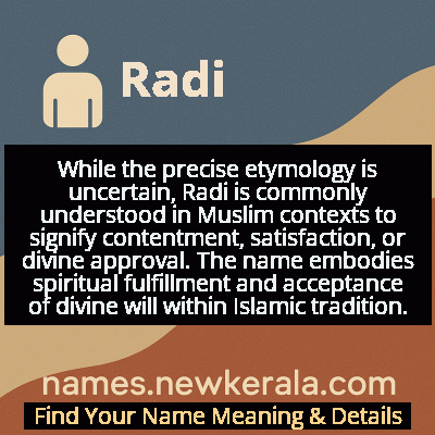 Radi Name Meaning and Origin