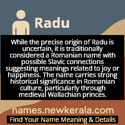 Radu Name Meaning and Origin