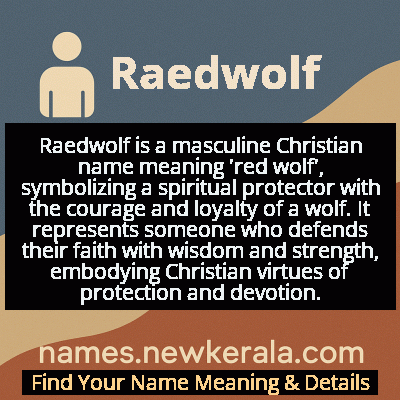 Raedwolf Name Meaning and Origin