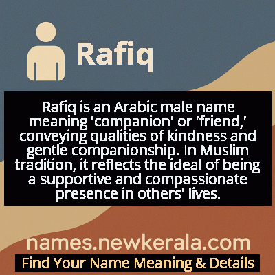 Rafiq Name Meaning and Origin