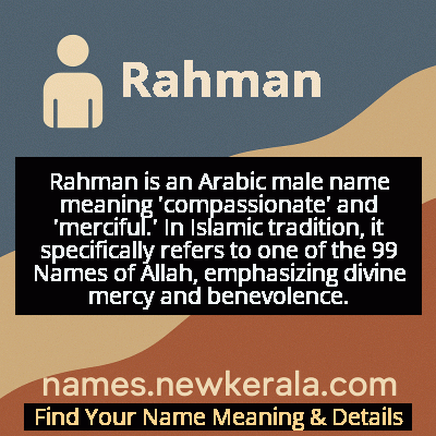 Rahman Name Meaning and Origin