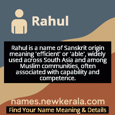 Rahul Name Meaning and Origin