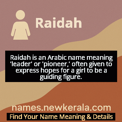 Raidah Name Meaning and Origin