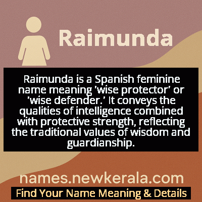 Raimunda Name Meaning and Origin