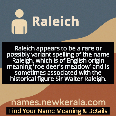 Raleich Name Meaning and Origin