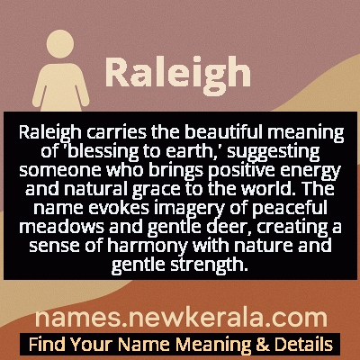 Raleigh Name Meaning and Origin