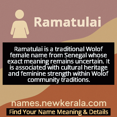 Ramatulai Name Meaning and Origin