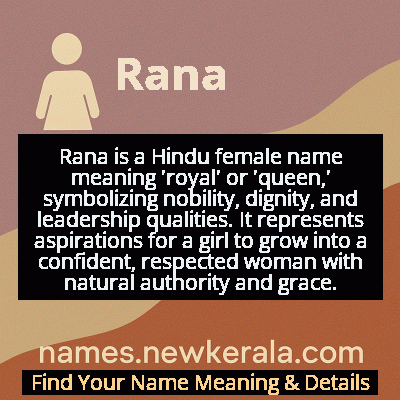 Rana Name Meaning and Origin
