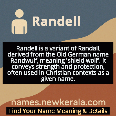 Randell Name Meaning and Origin