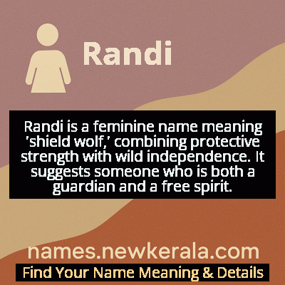 Randi Name Meaning and Origin